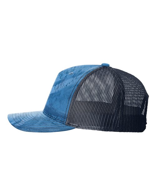Richardson Printed Five-Panel Trucker Cap 112PFP - HatFlow Company