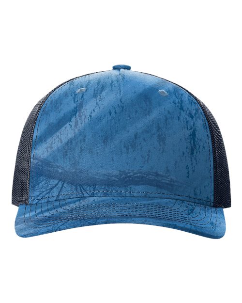 Richardson Printed Five-Panel Trucker Cap 112PFP - HatFlow Company