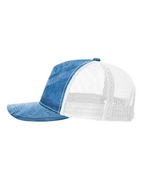 Richardson Printed Five-Panel Trucker Cap 112PFP - HatFlow Company