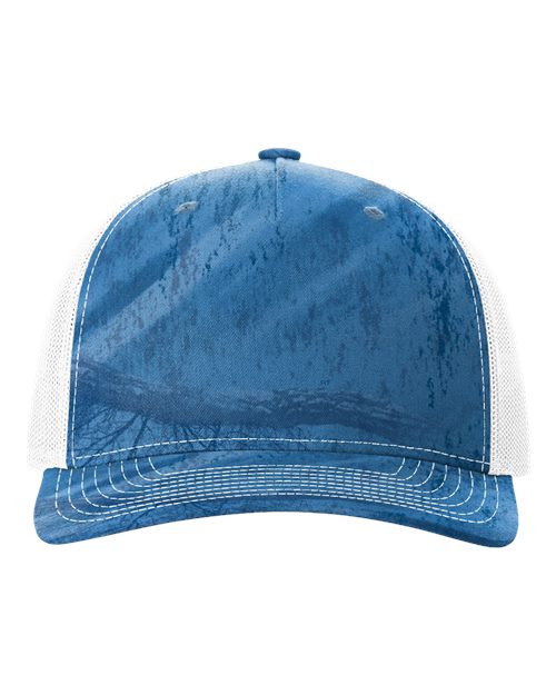 Richardson Printed Five-Panel Trucker Cap 112PFP - HatFlow Company