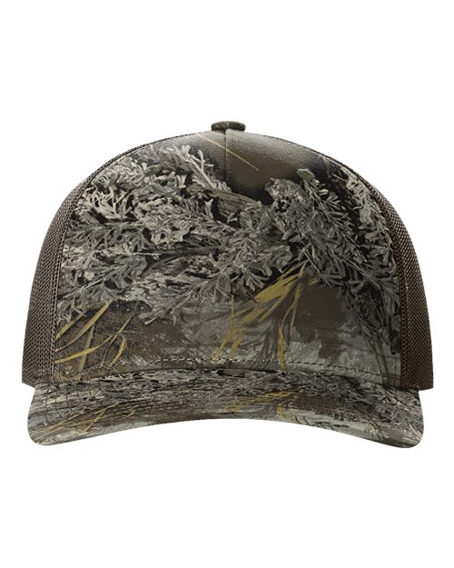 Richardson Printed Five-Panel Trucker Cap 112PFP - HatFlow Company