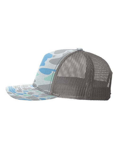 Richardson Printed Five-Panel Trucker Cap 112PFP - HatFlow Company