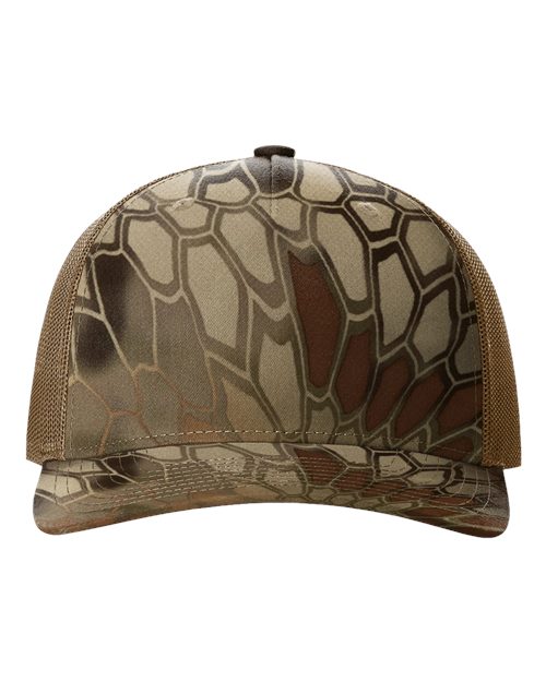 Richardson Printed Five-Panel Trucker Cap 112PFP - HatFlow Company