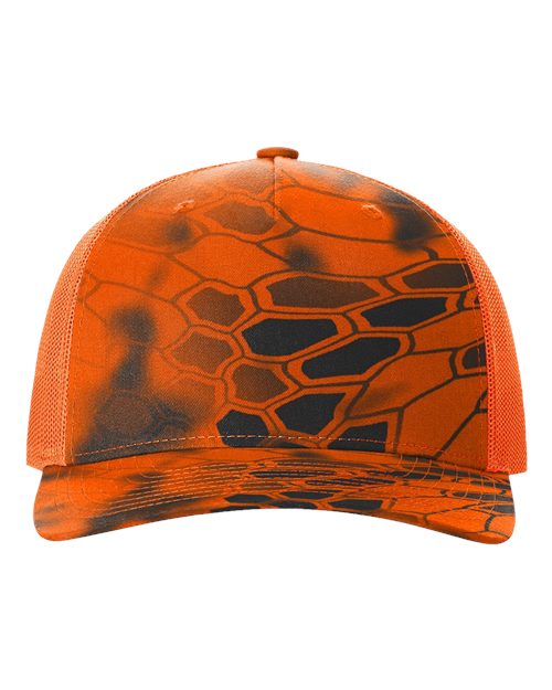 Richardson Printed Five-Panel Trucker Cap 112PFP - HatFlow Company
