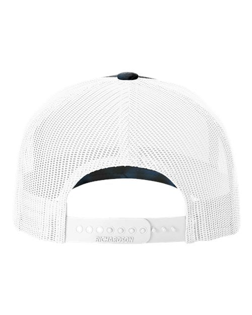 Richardson Printed Five-Panel Trucker Cap 112PFP - HatFlow Company