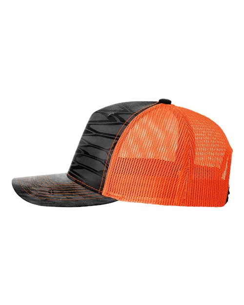 Richardson Printed Five-Panel Trucker Cap 112PFP - HatFlow Company