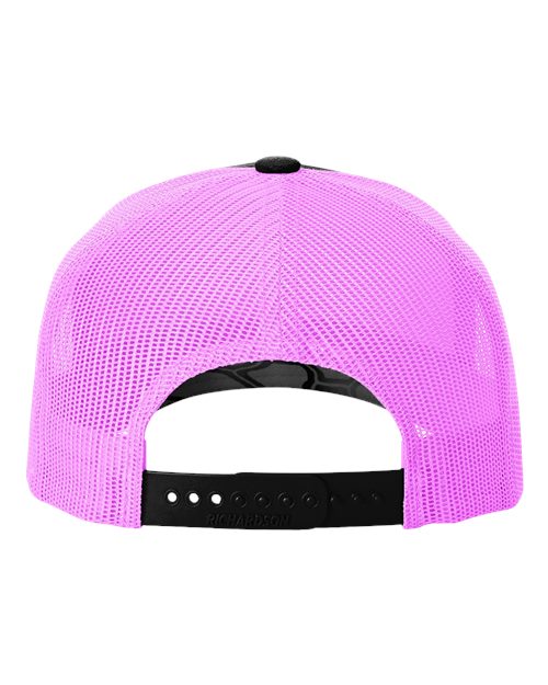 Richardson Printed Five-Panel Trucker Cap 112PFP - HatFlow Company