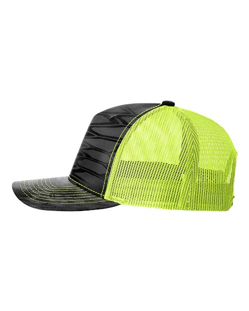 Richardson Printed Five-Panel Trucker Cap 112PFP - HatFlow Company