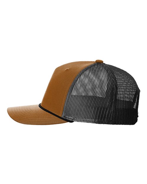 Richardson Five-Panel Trucker with Rope Cap 112FPR - HatFlow Company
