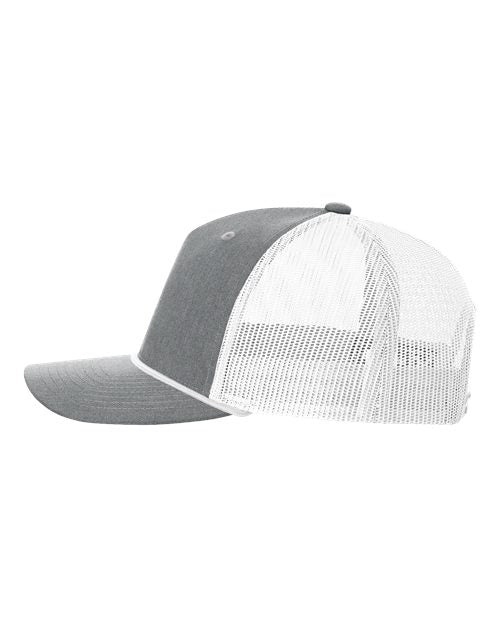 Richardson Five-Panel Trucker with Rope Cap 112FPR - HatFlow Company