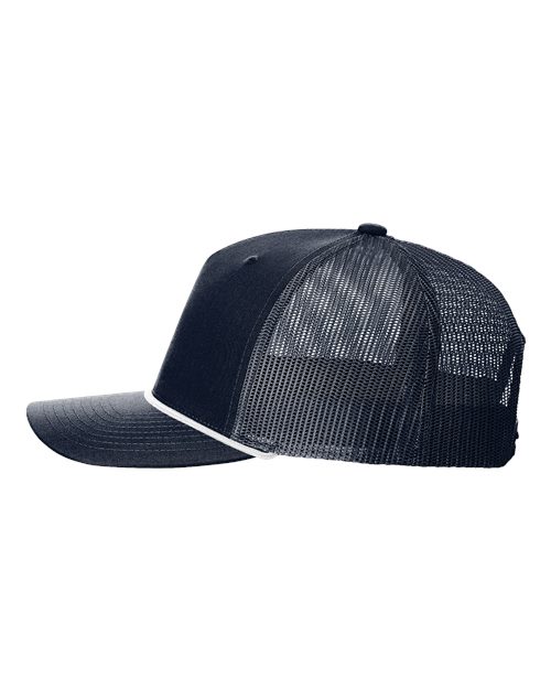 Richardson Five-Panel Trucker with Rope Cap 112FPR - HatFlow Company