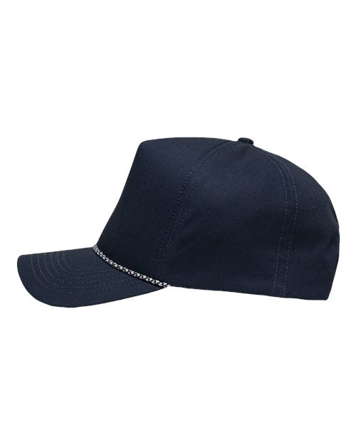Sportsman Five-Panel Rope Heritage Fit Cap SP1300 - HatFlow Company