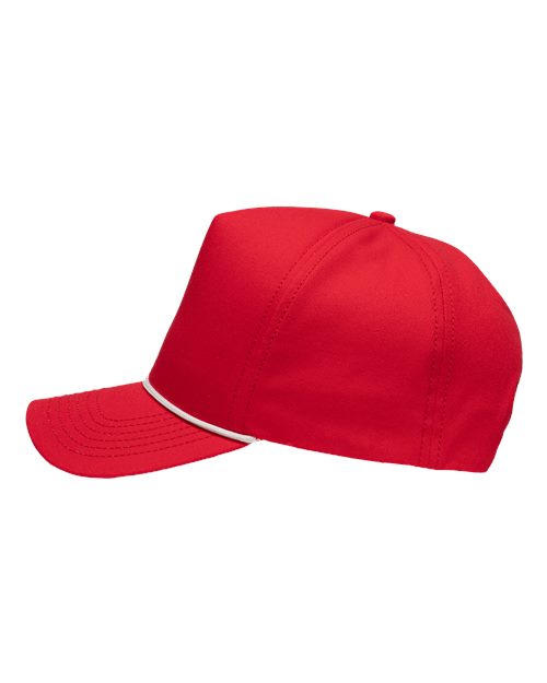 Sportsman Five-Panel Rope Heritage Fit Cap SP1300 - HatFlow Company