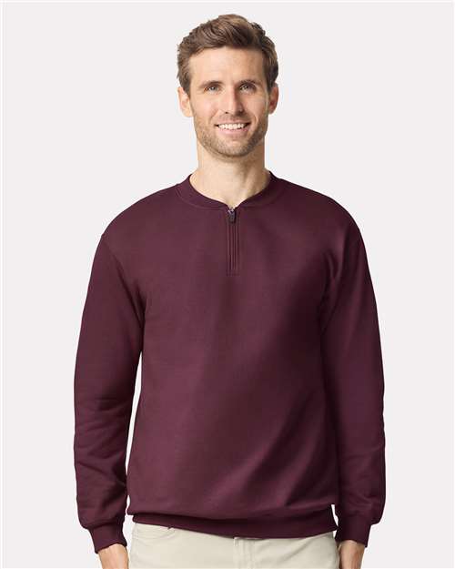 Gildan Unisex Softstyle® Midweight 1/4 Zip Sweatshirt SF008