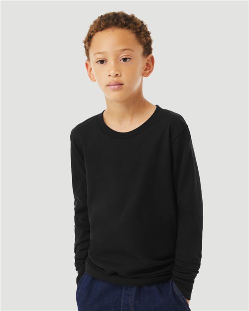 BELLA + CANVAS Youth Triblend Long Sleeve Tee 3513Y - HatFlow Company