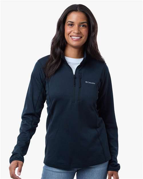 Columbia Women's Essential Hike™ Grid Fleece Half-Zip Pullover 213624 - HatFlow Company