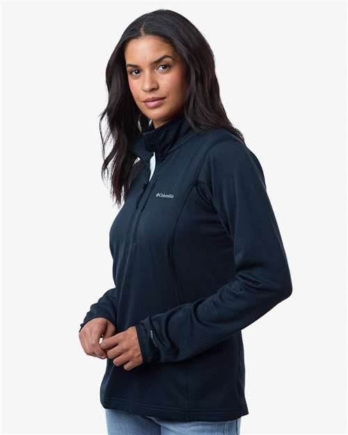 Columbia Women's Essential Hike™ Grid Fleece Half-Zip Pullover 213624 - HatFlow Company