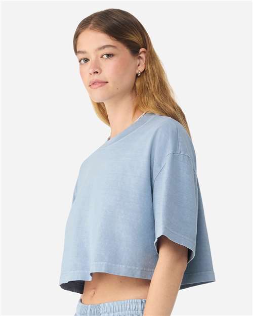 BELLA + CANVAS Women's Garment-Dyed Cropped Tee 6882GD - HatFlow Company