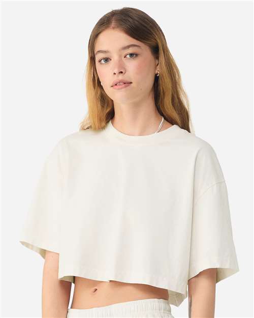 BELLA + CANVAS Women's Garment-Dyed Cropped Tee 6882GD - HatFlow Company