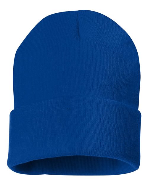 Sportsman 12" Solid Cuffed Beanie SP12 - HatFlow Company
