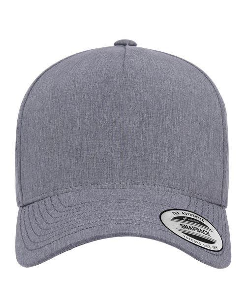 YP Classics Five-Panel Snapback with Perforated Cap 5389AP - HatFlow Company