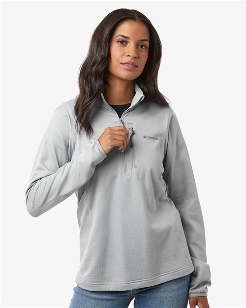 Columbia Women's Essential Hike™ Grid Fleece Half-Zip Pullover 213624 - HatFlow Company