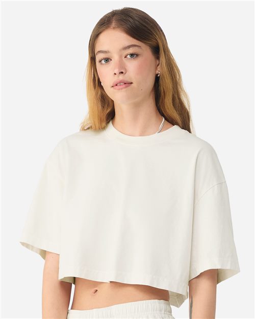 BELLA + CANVAS Women's Garment-Dyed Cropped Tee 6882GD - HatFlow Company