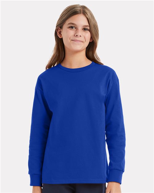 Hanes Youth Authentic Long Sleeve T-Shirt 5546