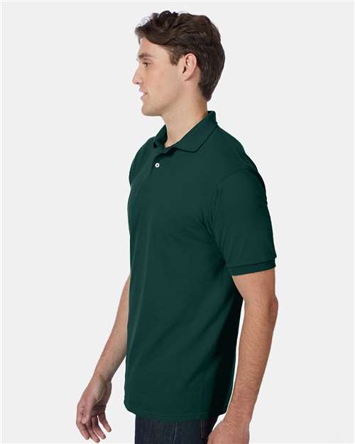 Hanes Men's EcoSmart® Jersey Polo 054X - HatFlow Company