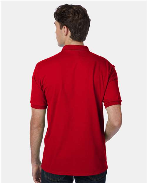 Hanes Men's EcoSmart® Jersey Polo 054X - HatFlow Company