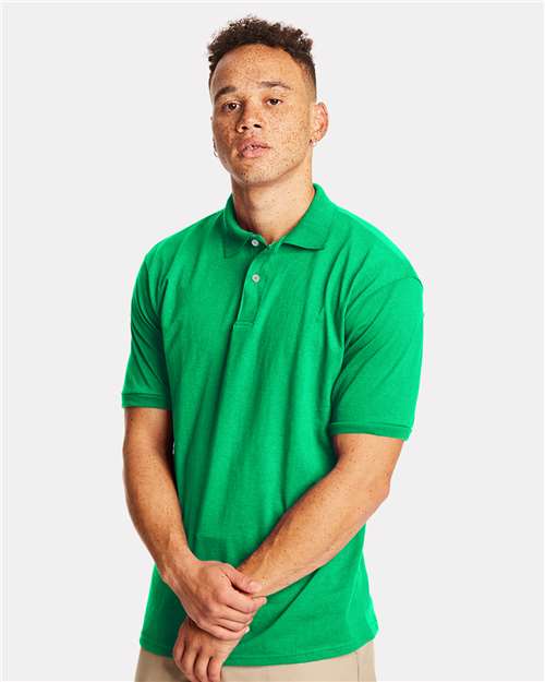 Hanes Men's EcoSmart® Jersey Polo 054X - HatFlow Company