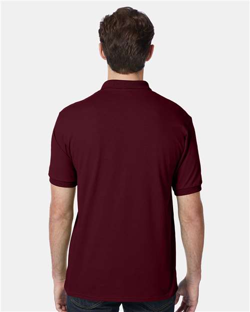 Hanes Men's EcoSmart® Jersey Polo 054X - HatFlow Company