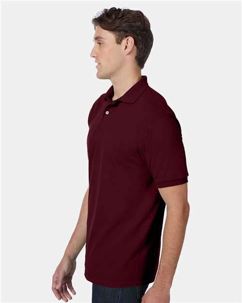 Hanes Men's EcoSmart® Jersey Polo 054X - HatFlow Company