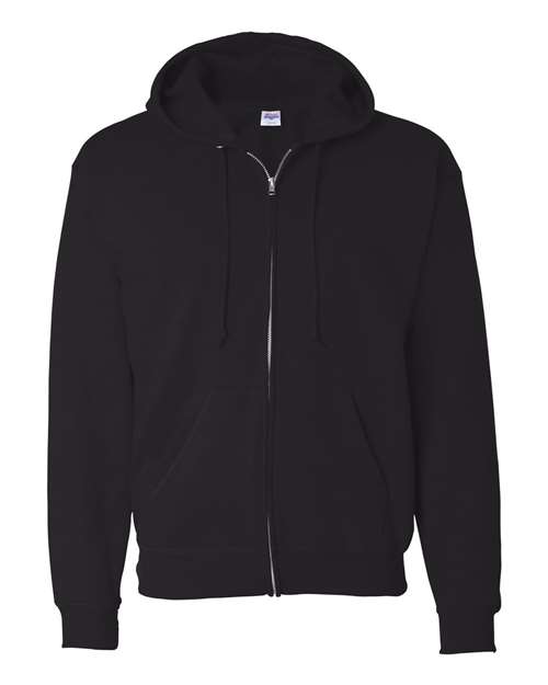 Hanes Unisex EcoSmart® Full-Zip Hooded Sweatshirt P180 - HatFlow Company