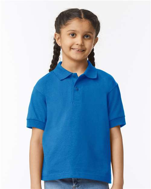 Gildan Youth DryBlend® Jersey Polo 8800B - HatFlow Company
