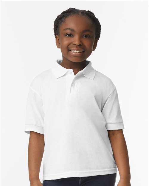Gildan Youth DryBlend® Jersey Polo 8800B - HatFlow Company