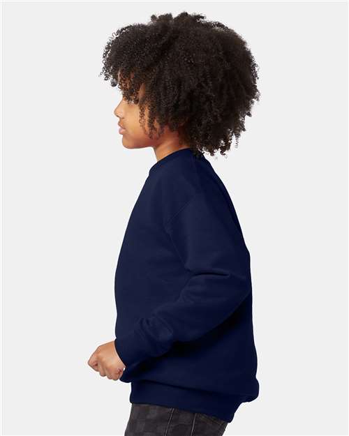 Hanes Youth EcoSmart® Crewneck Sweatshirt P360