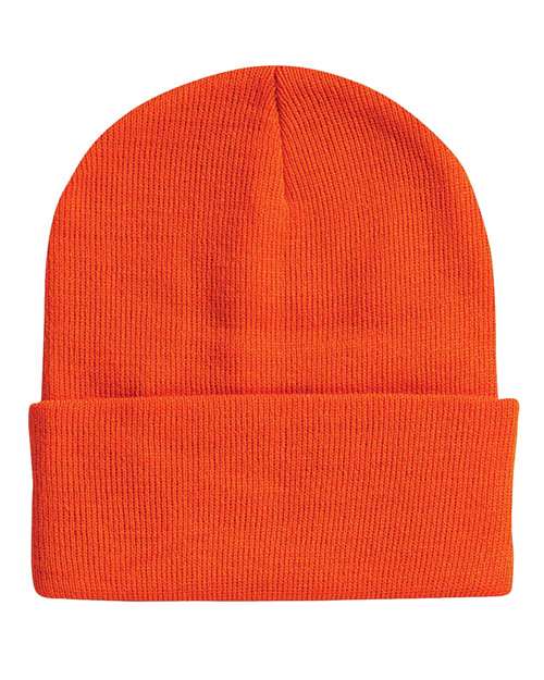 Sportsman 12" Solid Cuffed Beanie SP12 - HatFlow Company