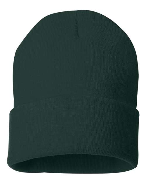 Sportsman 12" Solid Cuffed Beanie SP12 - HatFlow Company