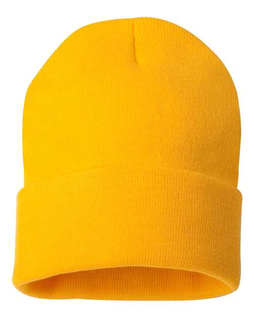 Sportsman 12" Solid Cuffed Beanie SP12 - HatFlow Company