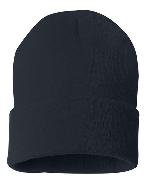 Sportsman 12" Solid Cuffed Beanie SP12 - HatFlow Company