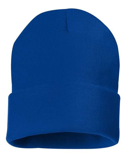 Sportsman 12" Solid Cuffed Beanie SP12 - HatFlow Company
