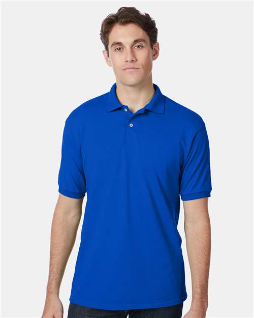 Hanes Men's EcoSmart® Jersey Polo 054X - HatFlow Company