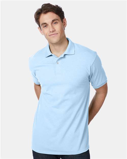 Hanes Men's EcoSmart® Jersey Polo 054X - HatFlow Company