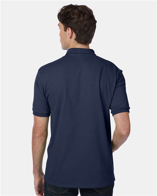 Hanes Men's EcoSmart® Jersey Polo 054X - HatFlow Company