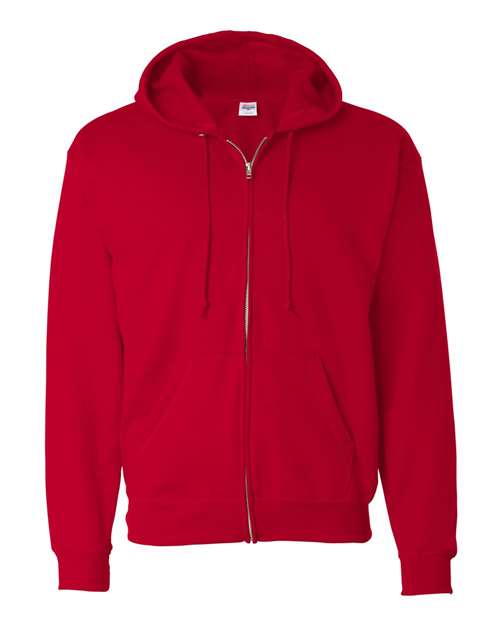 Hanes Unisex EcoSmart® Full-Zip Hooded Sweatshirt P180 - HatFlow Company