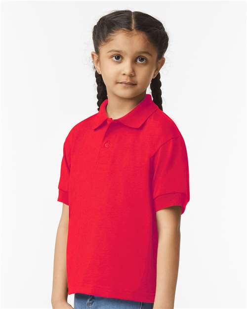 Gildan Youth DryBlend® Jersey Polo 8800B - HatFlow Company