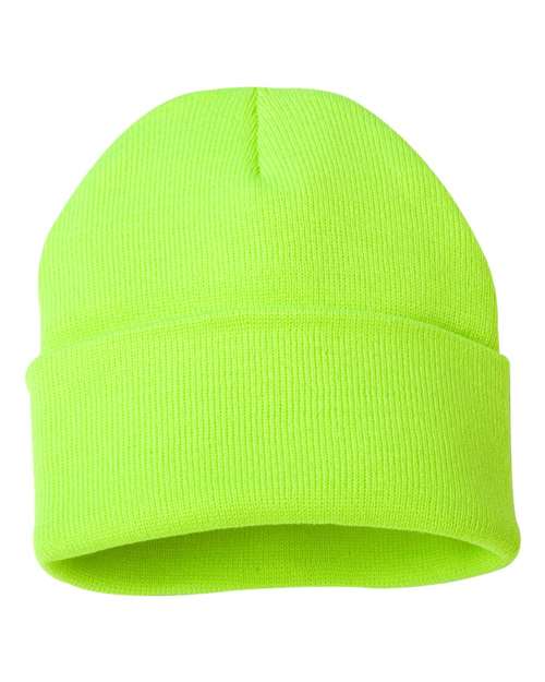 Sportsman 12" Solid Cuffed Beanie SP12 - HatFlow Company