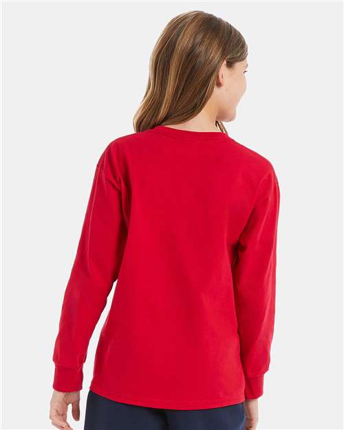 Hanes Youth Authentic Long Sleeve T-Shirt 5546
