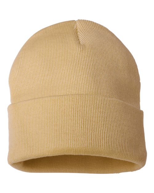 Sportsman 12" Solid Cuffed Beanie SP12 - HatFlow Company